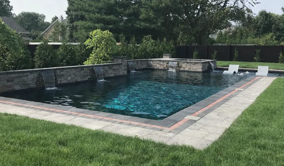 Contemporary Linear Water Wall