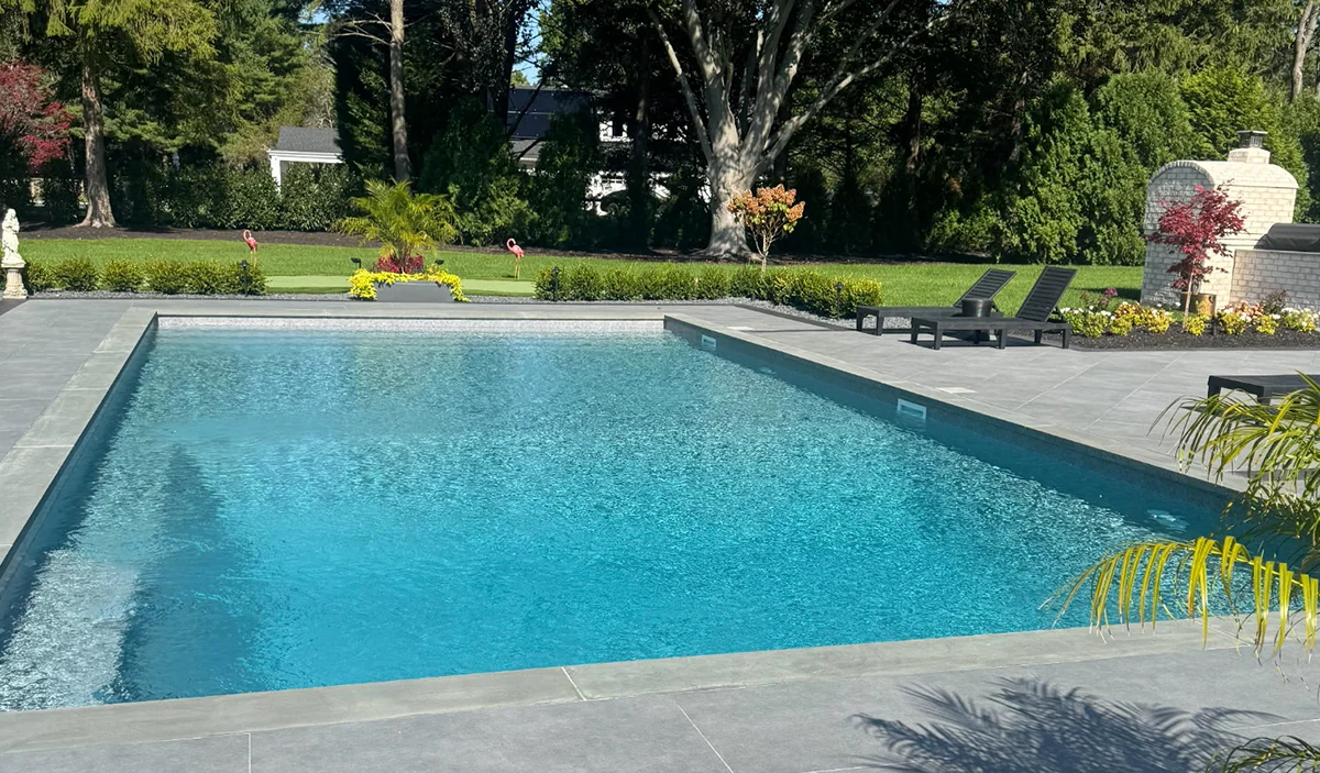 Modern Geometric Pool Design