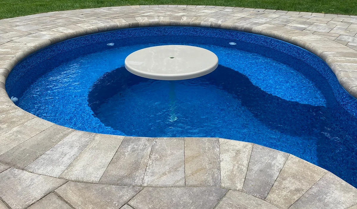 pool bench