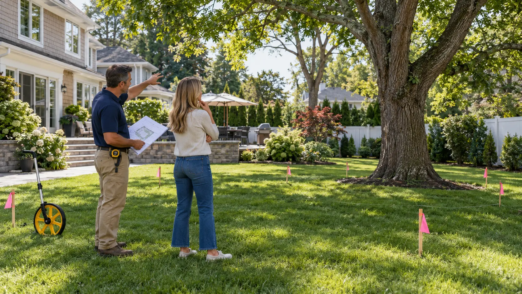 getting a tree removed before installing a pool